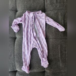 Pip And Phee Banboo Footed Sleeper - Newborn Size